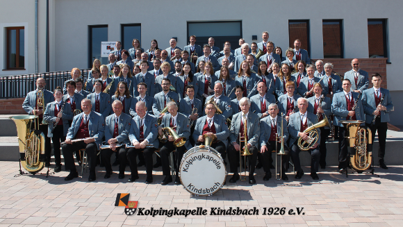 Gruppenbild der Kolpingkapelle Kindsbach 2019