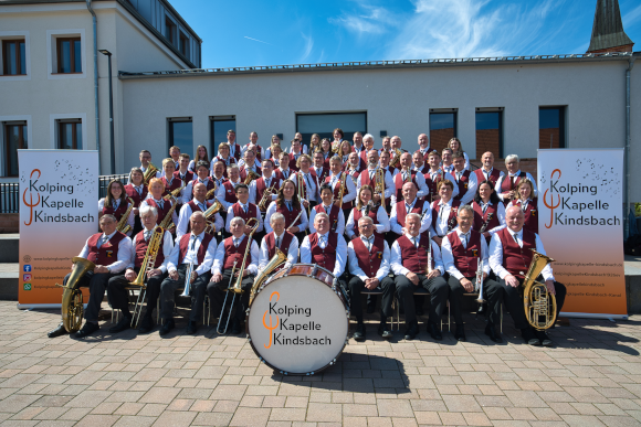 Gruppenbild der Kolpingkapelle Kindsbach 2025